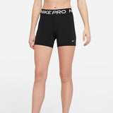 Nike Women's Pro 365 5-Inch Shorts (Black/White) - RacquetGuys.ca