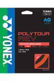 Yonex Poly Tour Rev 16/1.30 Tennis String (Bright Orange)