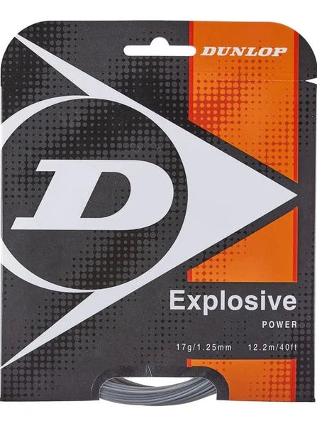 Dunlop Explosive 17/1.25 Tennis String (Grey)