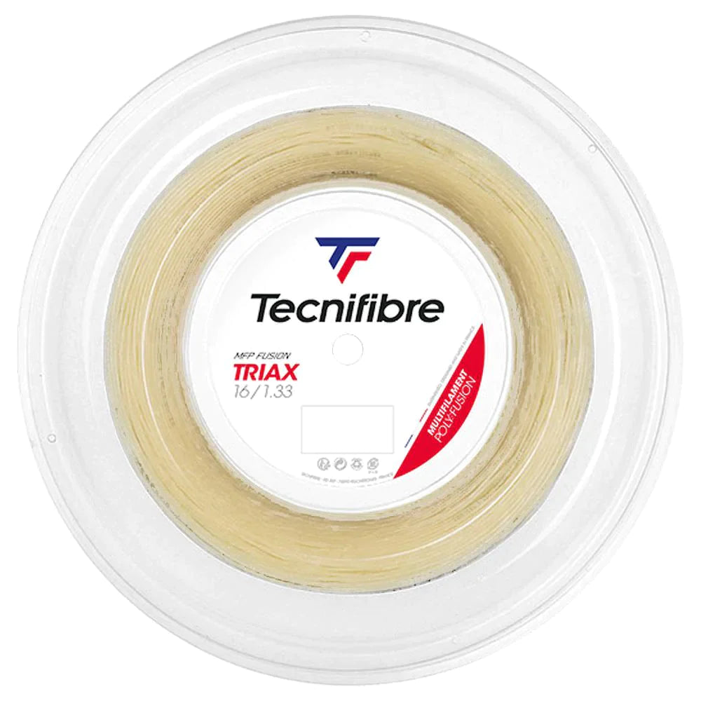 Tecnifibre Triax 16 Tennis String Reel (Natural) - RacquetGuys.ca