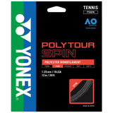 Yonex Poly Tour Spin 16L/1.25 Tennis String (Black)