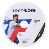 Tecnifibre Razor Soft 16/1.30 Tennis String Reel (Dark Grey)