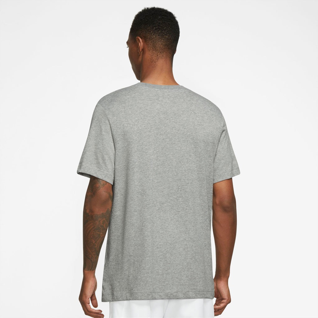 Nike Men's Dri-FIT Swoosh Top (Grey/Green) - RacquetGuys.ca