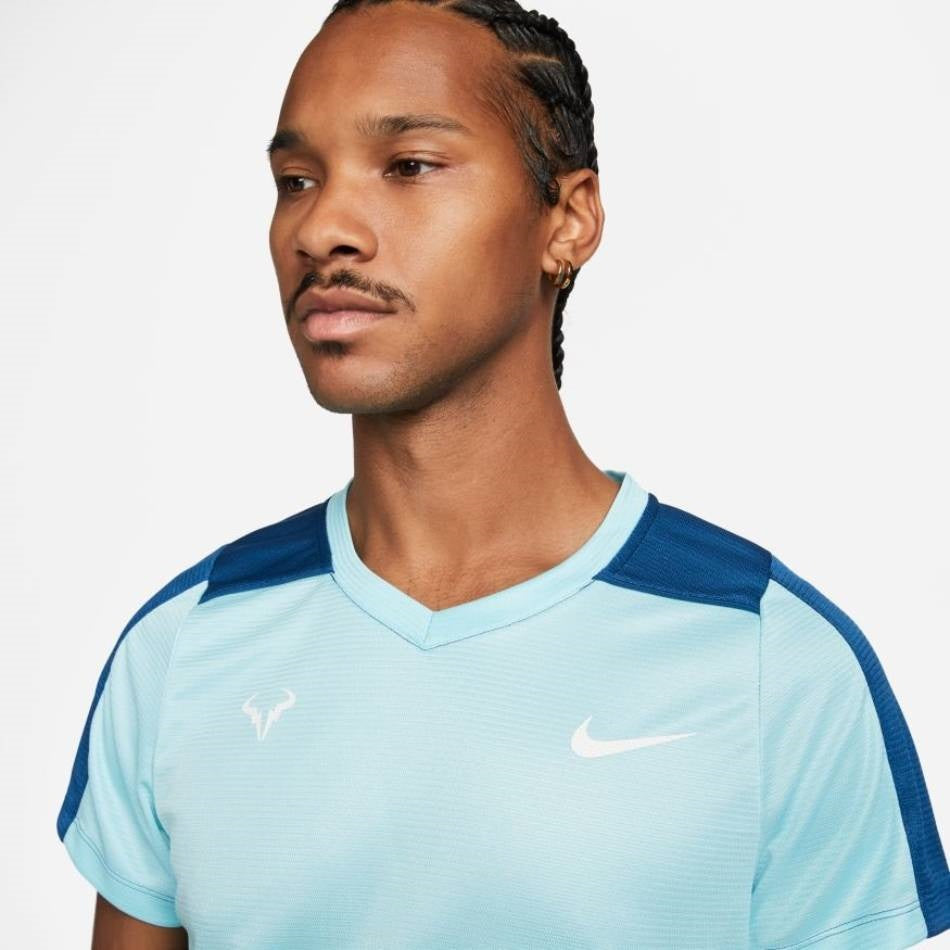 Nike Men's Rafa Dri-FIT Challenger Top (Blue) | RacquetGuys
