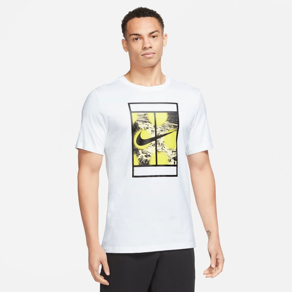 Nike Men's Heritage Top (White) - RacquetGuys.ca