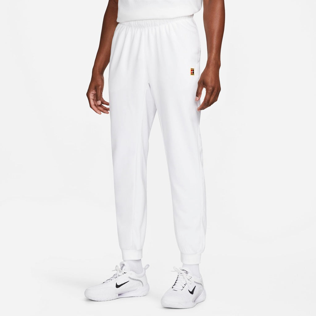 Nike Men's Court Dri-FIT Heritage Fleece Pant (White) - RacquetGuys.ca