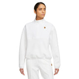 Nike Women's Court Dri-Fit Heritage Jacket (White) - RacquetGuys.ca