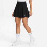 Nike Women's Dri-FIT Advantage Regular Skirt (Black/White) - RacquetGuys.ca
