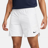 Nike Mens Dri-FIT Advantage 7-Inch Short (White/Black)
