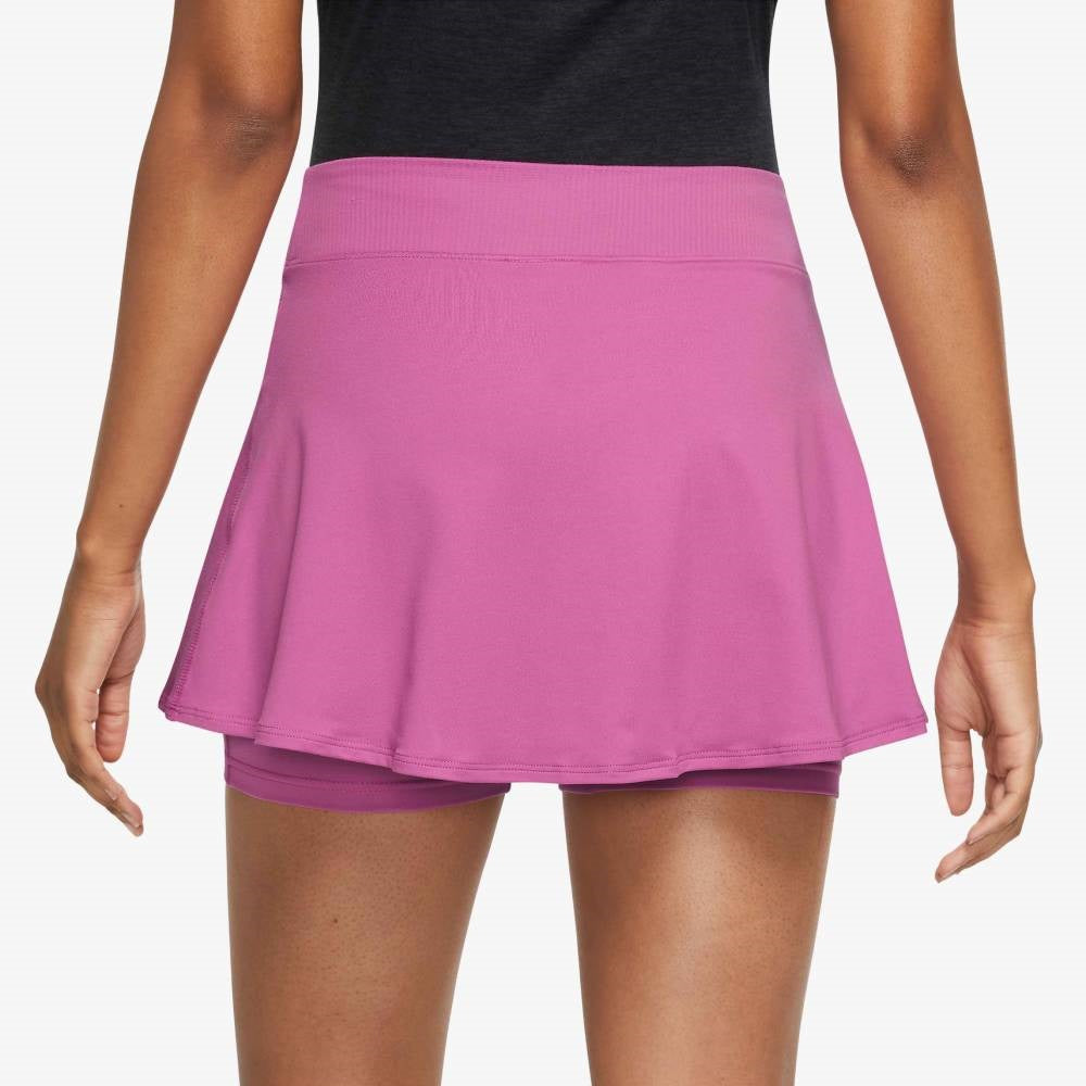 Nike Women's Dri-FIT Victory Flouncy Skirt (Pink/Black) - RacquetGuys.ca