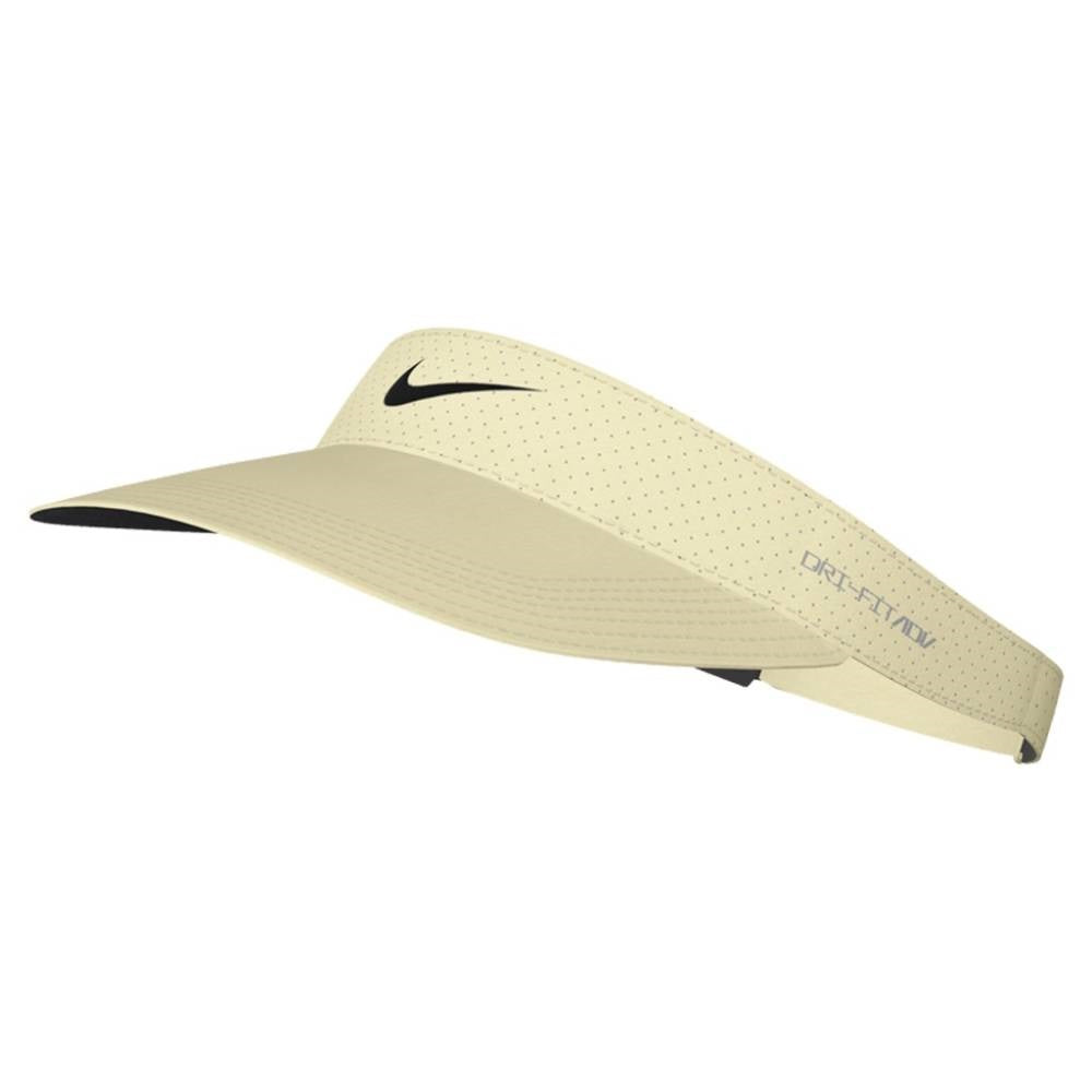 Nike Unisex Dri-FIT Advantage Ace SAB Visor (Coconut Milk/Black) - RacquetGuys.ca