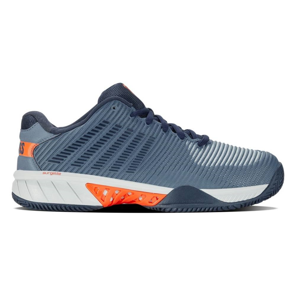 K Swiss Hypercourt Express 2 Clay Men s Tennis Shoe Blue Orange