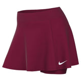 Nike Women's Dri-FIT Victory Flouncy Skirt (Red/White) - RacquetGuys.ca