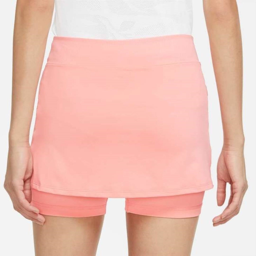 Nike Women's Dri-FIT Victory Skirt Stretch (Coral/White) - RacquetGuys.ca