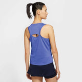 Nike Womens Dri-FIT Victory Tank (Sapphire/White) - RacquetGuys.ca