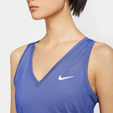 Nike Womens Dri-FIT Victory Tank (Sapphire/White) - RacquetGuys.ca