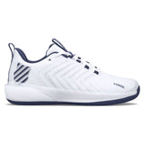 K-Swiss Ultrashot 3 Men's Tennis Shoe (White/Peacoat/Silver)