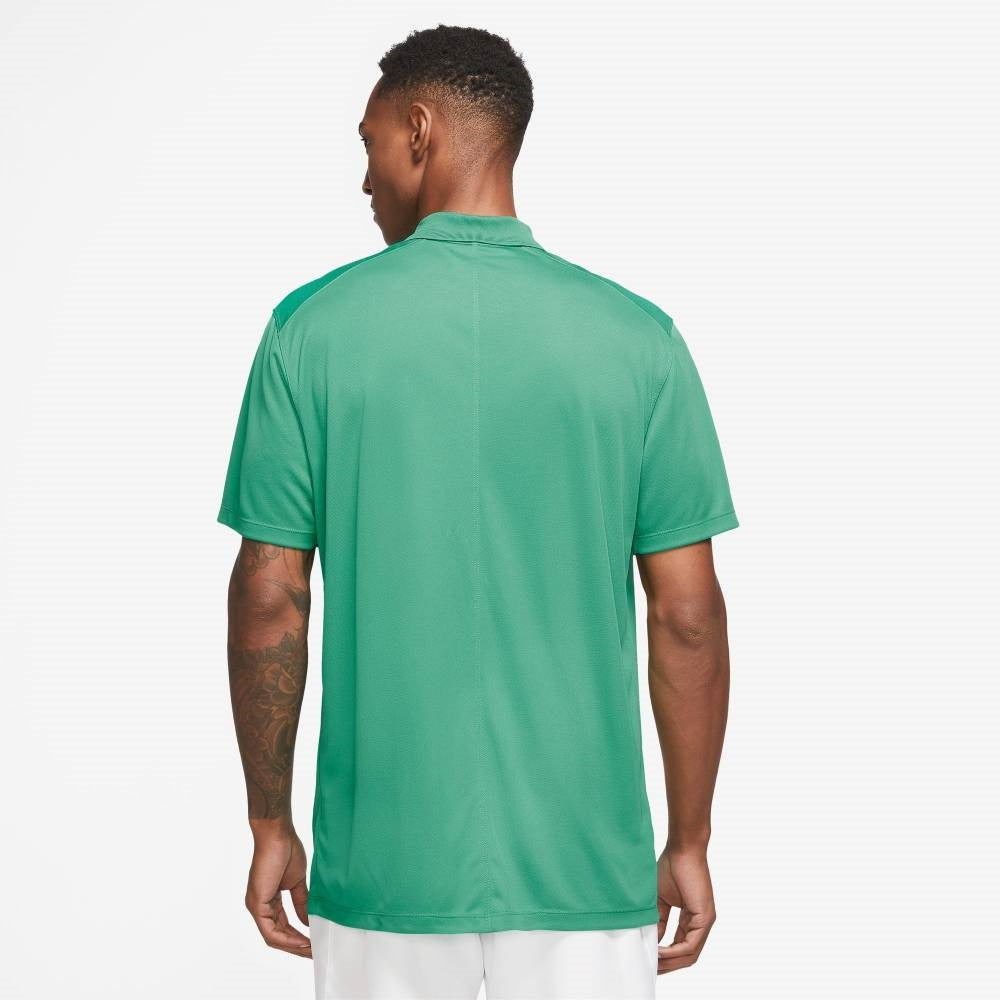 Nike Men's Dri-FIT Polo (Green/White) - RacquetGuys.ca