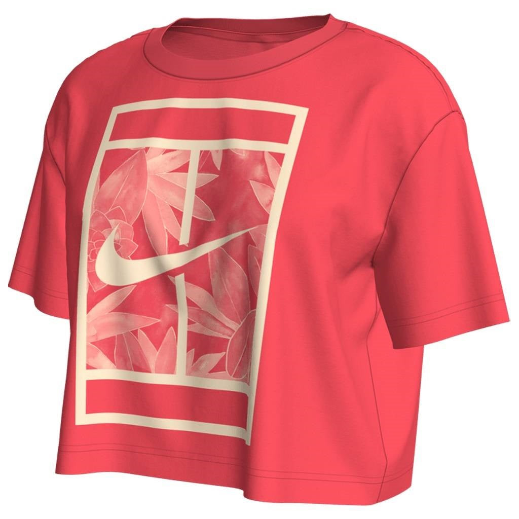 Nike Women's Dri-FIT Slam Crop Top (Ember Glow) **description - RacquetGuys.ca