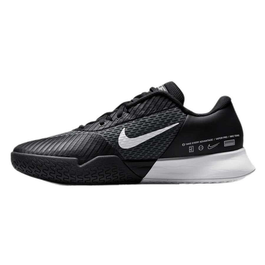 Nike Zoom Vapor Pro 2 Men's Tennis Shoe (Black/White) - RacquetGuys.ca