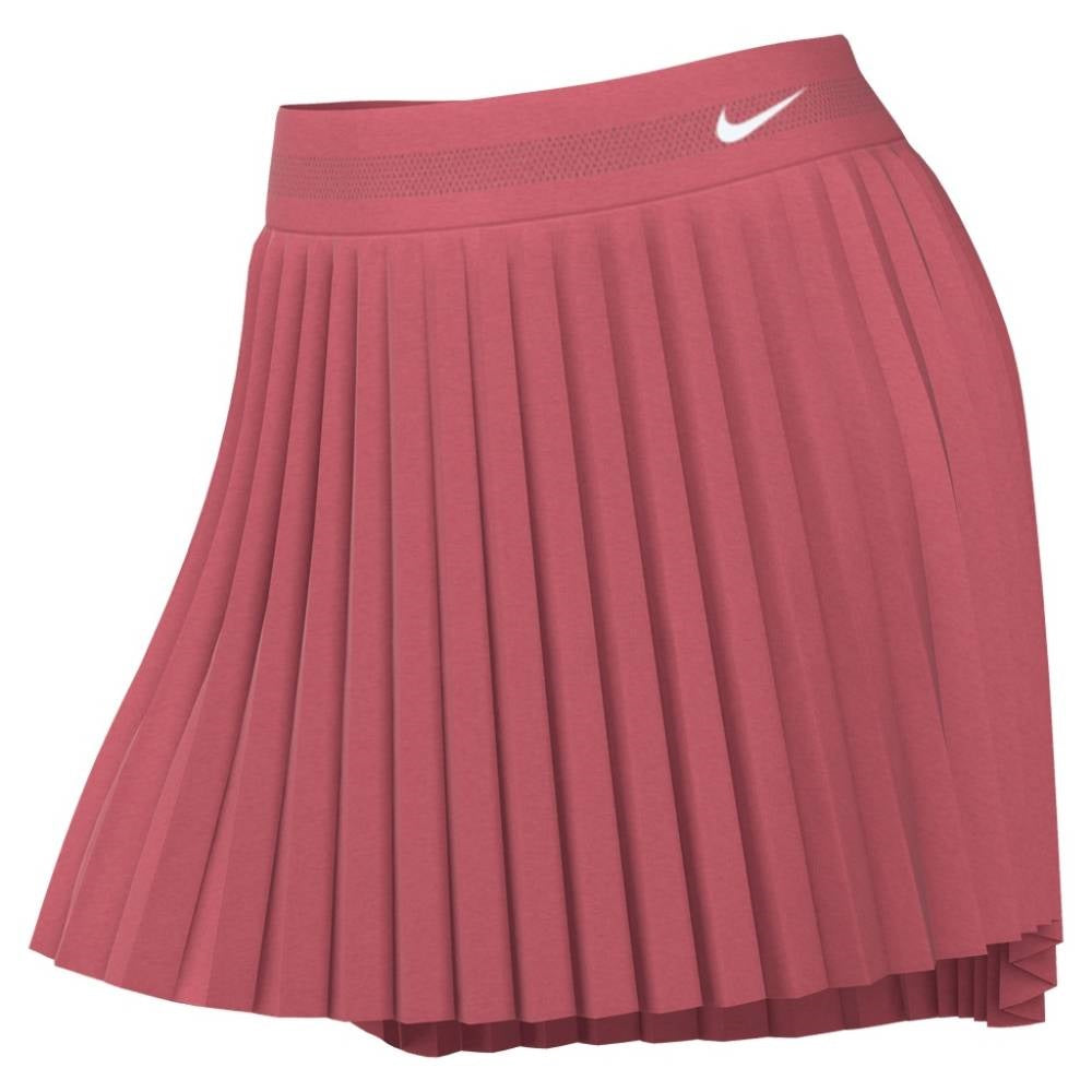 Nike Women's Dri-FIT Printed Club Skirt (Pink/White) - RacquetGuys.ca