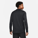 Nike Men's Dri-FIT Advantage Half-Zip Longs Sleeve Top (Black) - RacquetGuys.ca