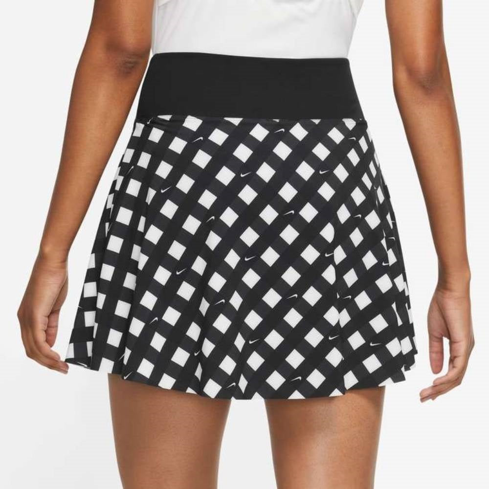 Nike Women's Dri-FIT Printed Club Regular Skirt (Black) - RacquetGuys.ca