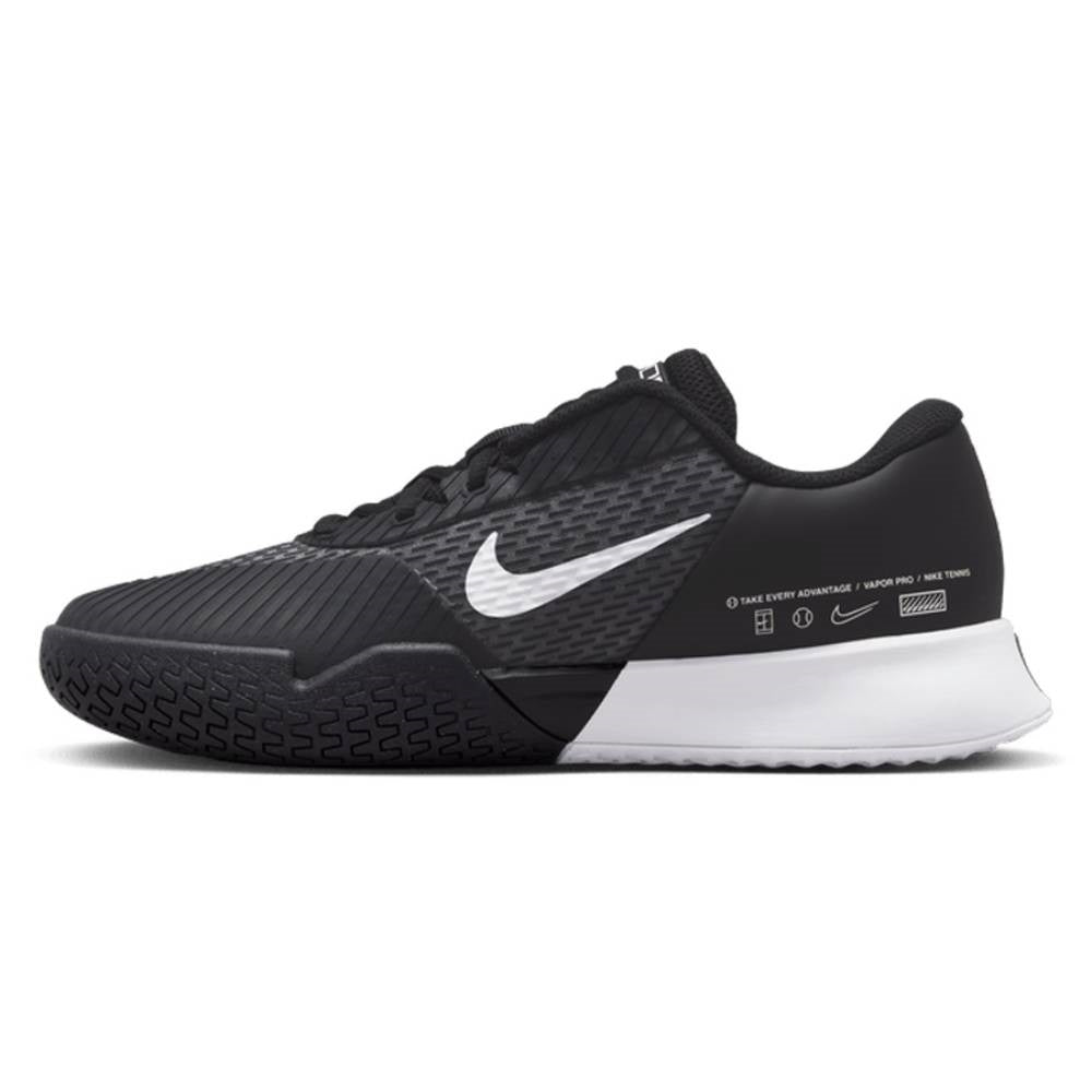Nike Air Zoom Vapor Pro 2 Women's Tennis Shoe (Black/White) - RacquetGuys.ca