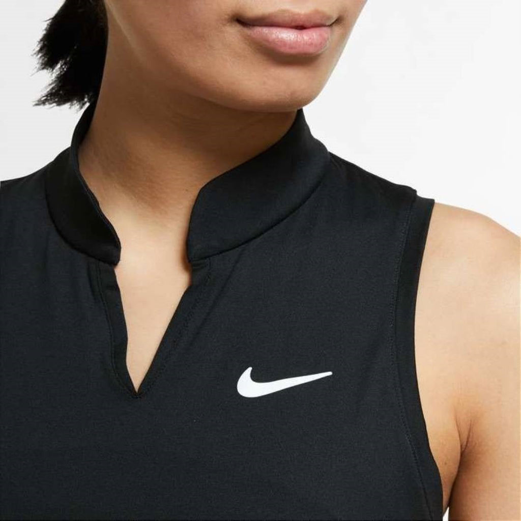 Nike Women's Dri-FIT Victory Dress (Black/White) - RacquetGuys.ca