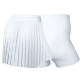 Nike Women's Dri-FIT Printed Club Skirt (White/Black) - RacquetGuys.ca