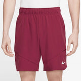 Nike Mens Dri-FIT Advantage 7-Inch Short (Red/White)