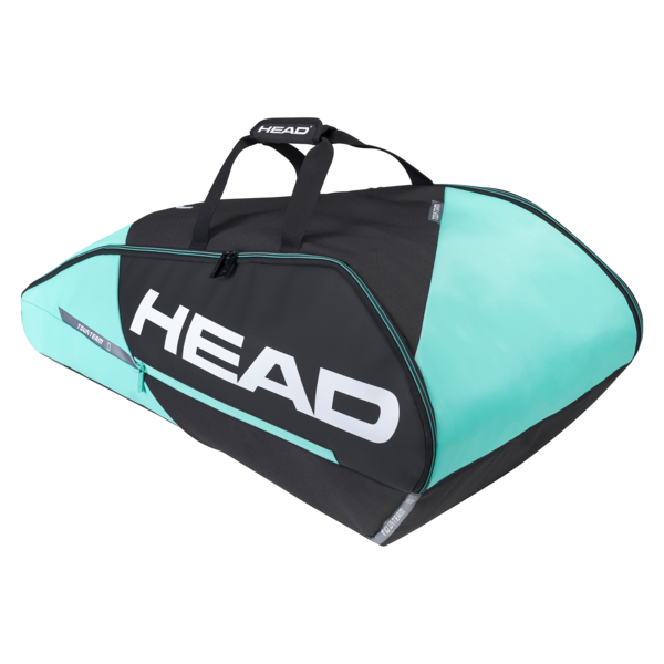 Head Tour Team Combi 6 Racquet Bag (Black/Mint)