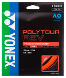 Yonex Poly Tour Rev 17/1.20 Tennis String (Bright Orange)