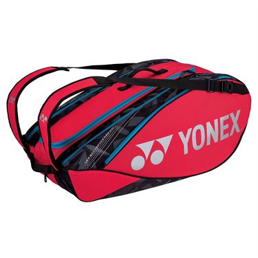 Yonex Pro 9 Racquet Bag (Scarlett Red) - RacquetGuys.ca